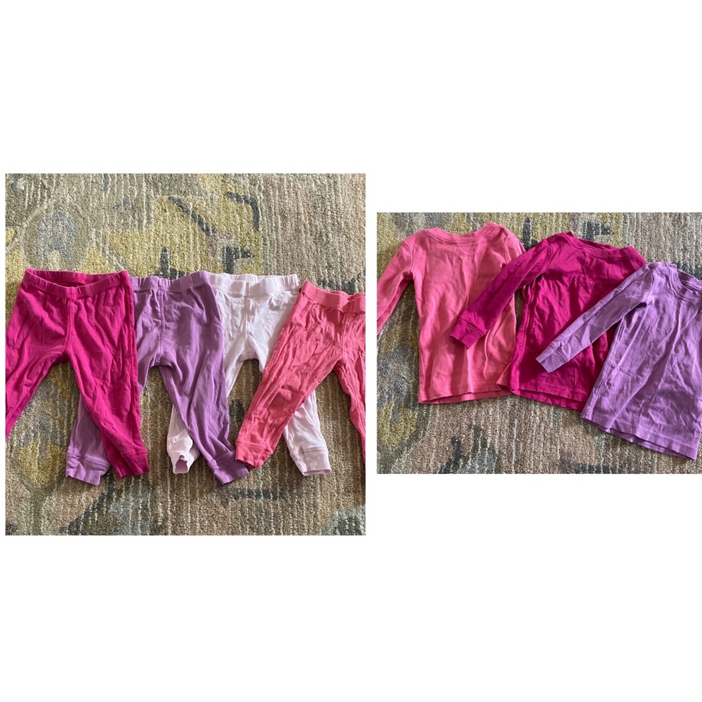 Primary pajama lot size 12-18m